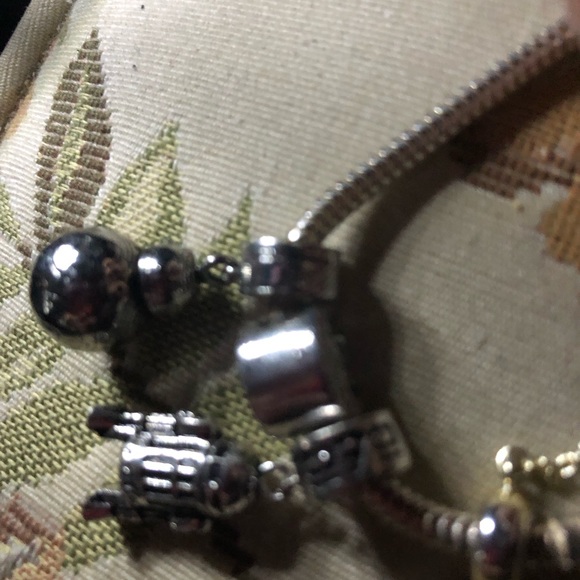 💫Rare Sterling Silver Star Wars Charm Bracelet- 598 $65 or $50 w/offer - Picture 8 of 14